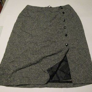 Original Talbot's Wool Blend Skirt black 12W EUC